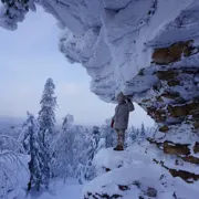 Усьвинские столбы и Каменный город зимой поход, изображение 2
